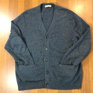 Men’s J Crew cardigan with elbow patches